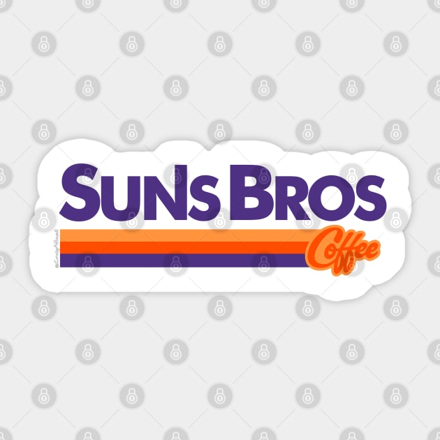 Phoenix Suns Dutch Bros Coffee - Light Sticker by CraigAhamil